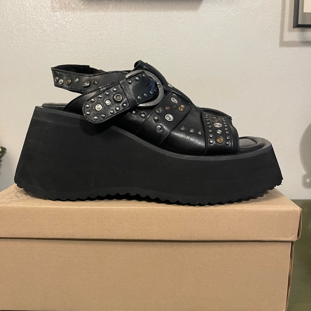 Free People Ace Studded Wedge